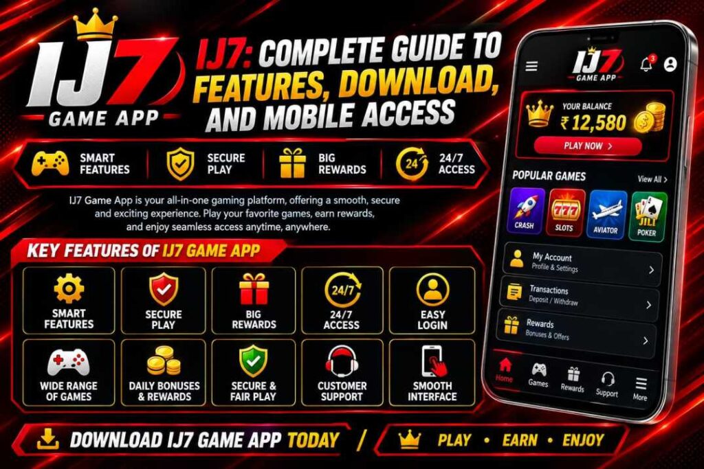 IJ7 game mobile access and gaming features